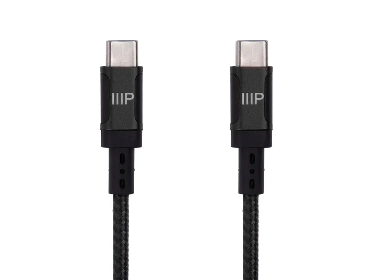 USB Type-C to Type-C Cable, USB 2.0, Up to 3A/60W, Black